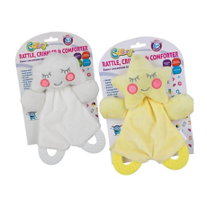Baby Comforter with Rattle & Crinkle
